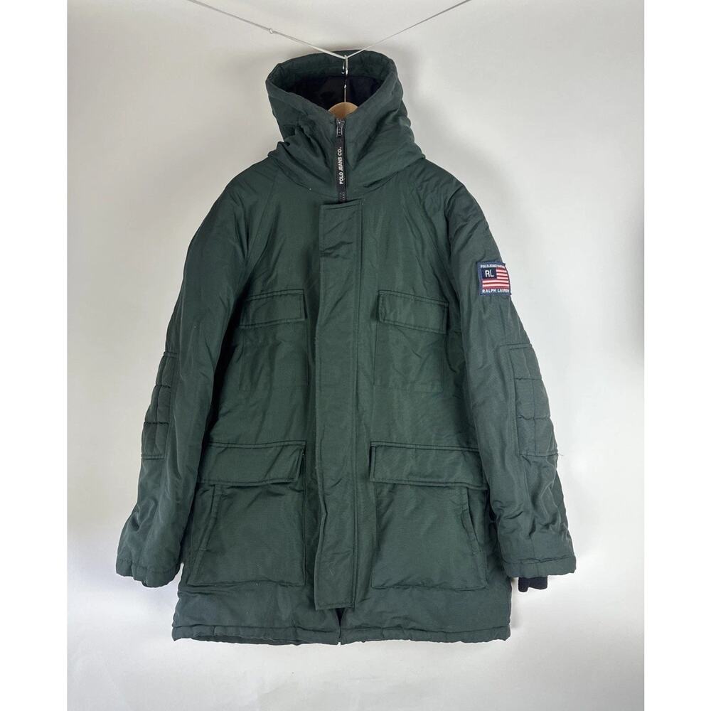 VTG Ralph Lauren Polo Jeans Co. Puffer Parka Down Filled Men’s Approx SZ XL